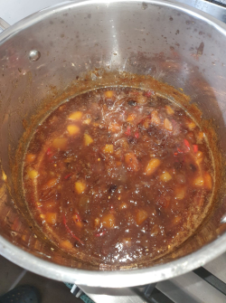 Fully cooked chutney